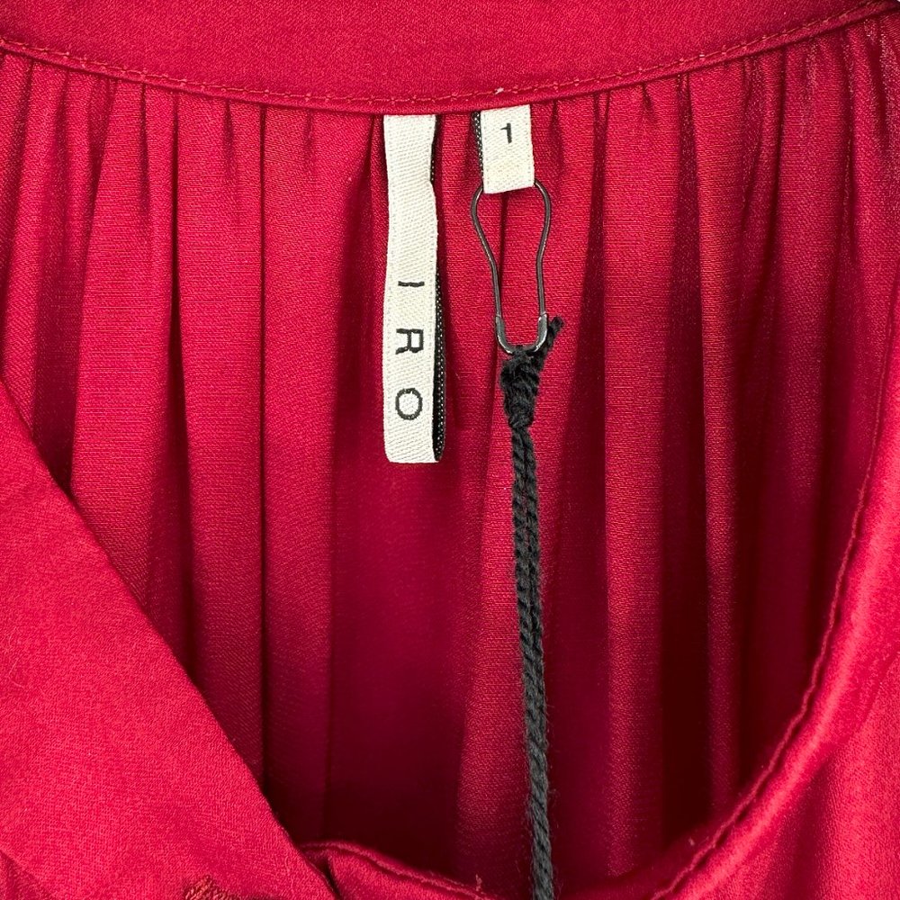 NWT IRO FW12 Joanna Burgundy Sleeveless Tunic / Mini Dress - Picture 4 of 7